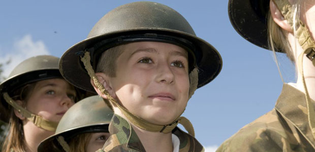 Dressing up at Home Front Day Henley Fort