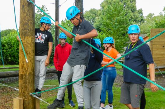 Low ropes course